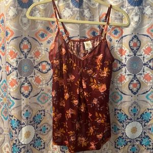 Self Esteem Floral Cami